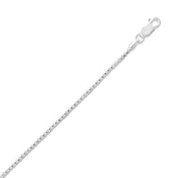 Heavy Italian Sterling Silver 1.5mm Box Chain Necklace - Brier Hills